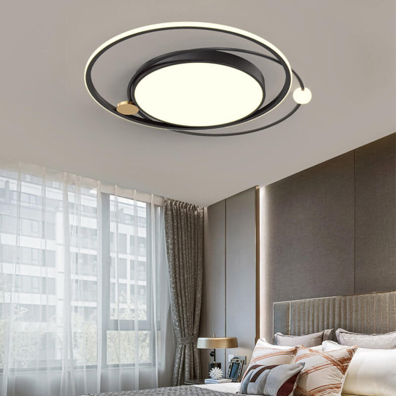 Rund LED-loftlampe | Minimalistisk nordisk design
