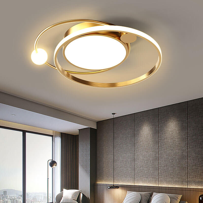 Rund LED-loftlampe | Minimalistisk nordisk design