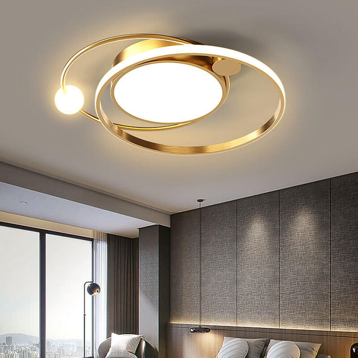 Rund LED-loftlampe | Minimalistisk nordisk design