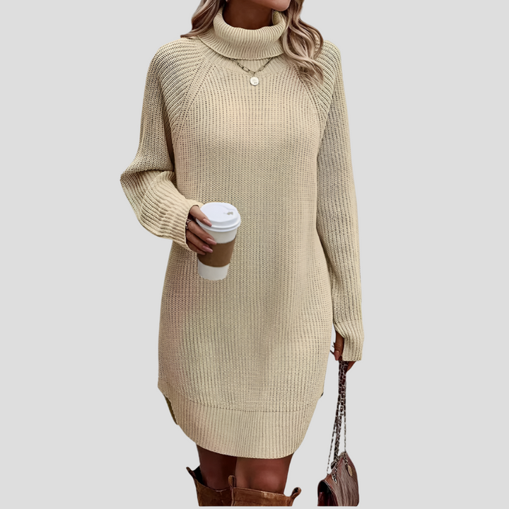 Elegant strikket kjole