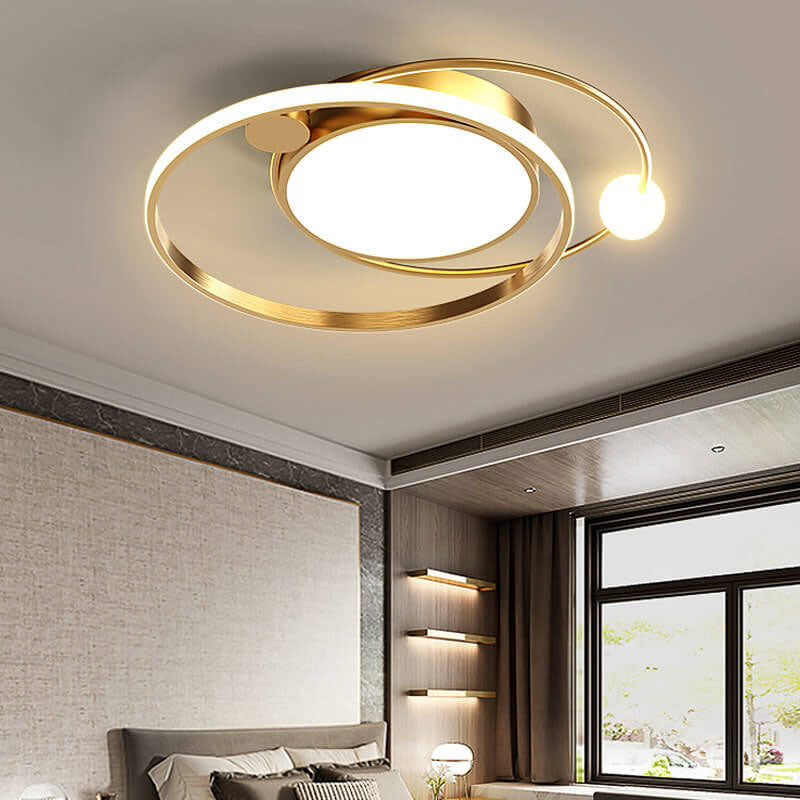 Rund LED-loftlampe | Minimalistisk nordisk design