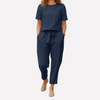 Dame Casual Langærmet Top & Bukse-sæt