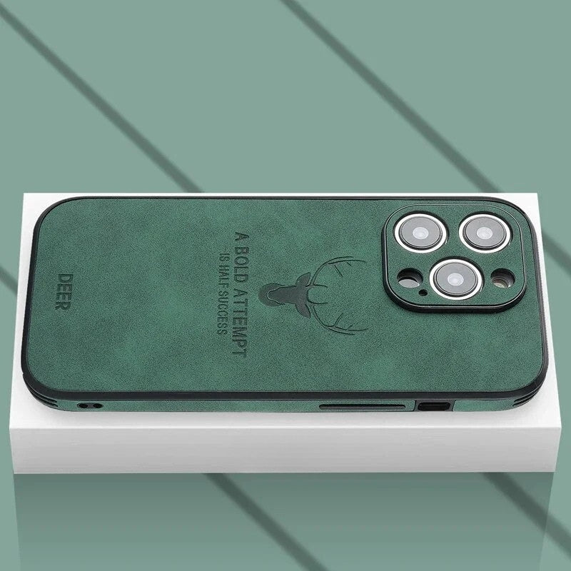 Luksus iPhone-cover i hjorteskind - Veltro