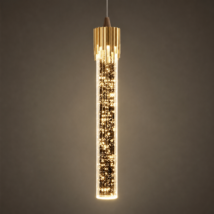 Cylinderformet glaspendel – Lustreau