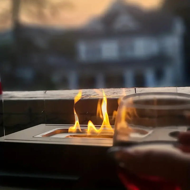 Serene Flame Luxe Fire Pit – Skab magiske aftener med ild og stil