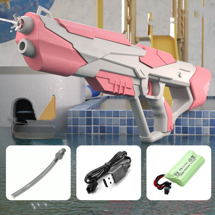 Vandpistol med trykstråle og USB-batteri til børn og voksne – SpritzPower X1