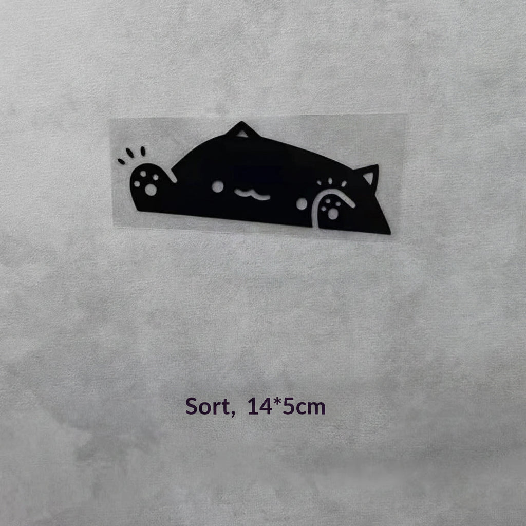 Cat Knocking On Window Car Sticker Kitten Decal For Auto Windows Scratch Covering Pet Decor Vinyl Adhesive Automotive Decal