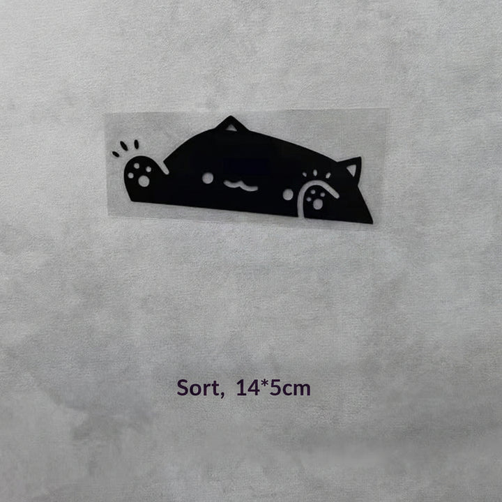 Cat Knocking On Window Car Sticker Kitten Decal For Auto Windows Scratch Covering Pet Decor Vinyl Adhesive Automotive Decal