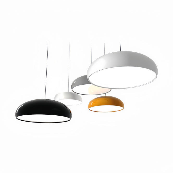 Arisha moderne LED-pendellampe i sort metal til stue/soveværelse