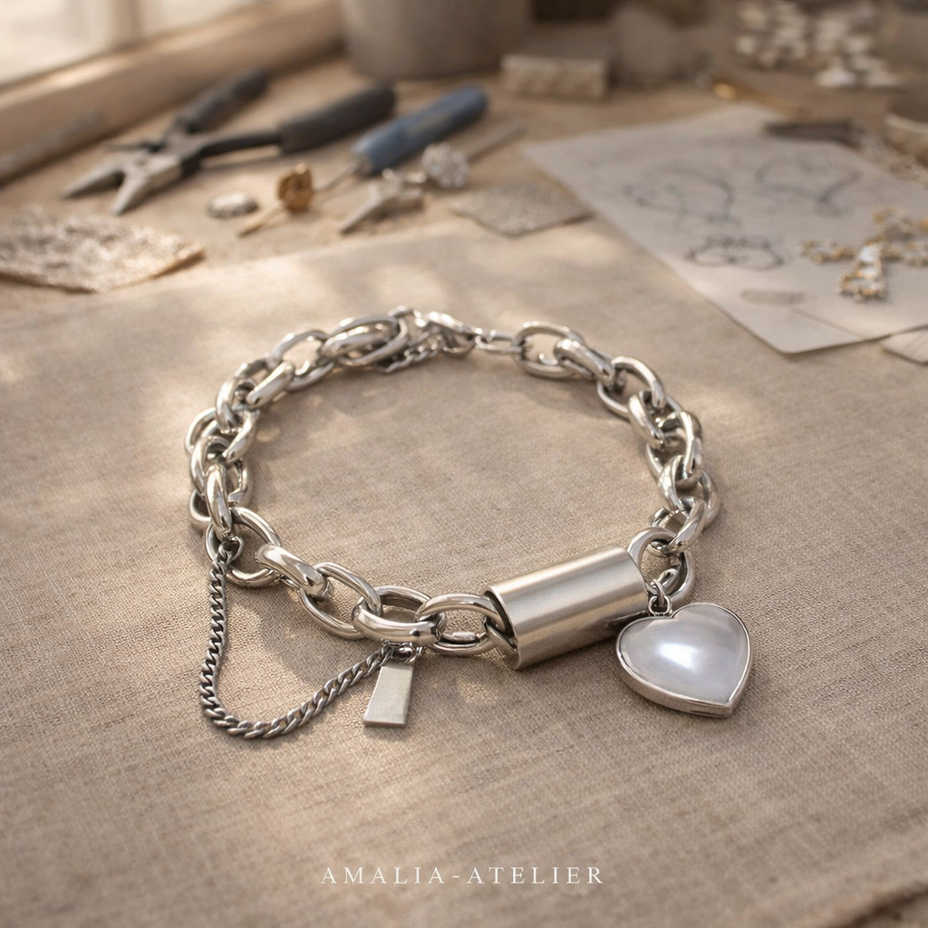 Aurex Chunky Armbånd – Guldfarvet statement-armbånd