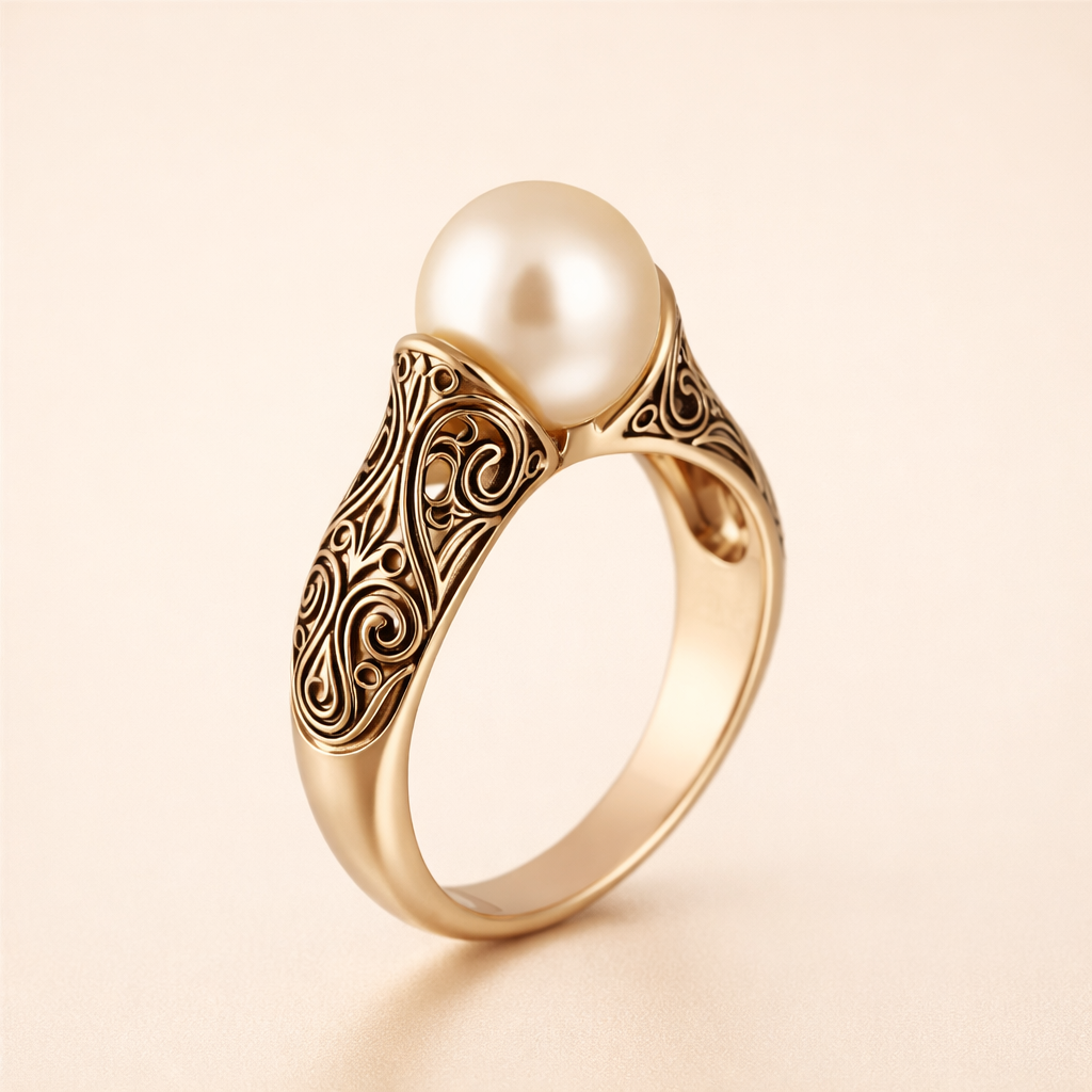 Charm - Vintage hjelmring