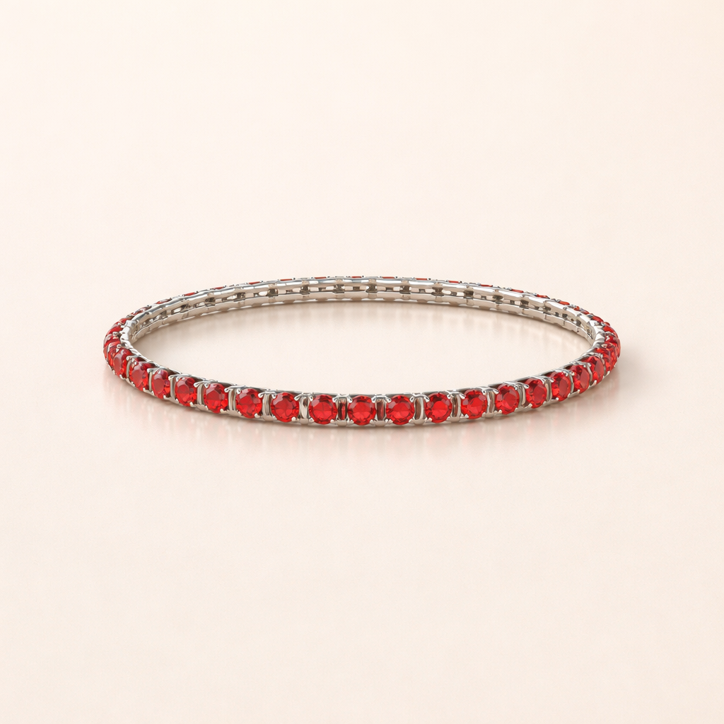 Elegant armbånd i hvidguld med raffineret design