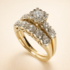 Elegant guldring med raffinerede detaljer