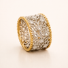 Elegant zirkoniaring med raffineret vintageudtryk