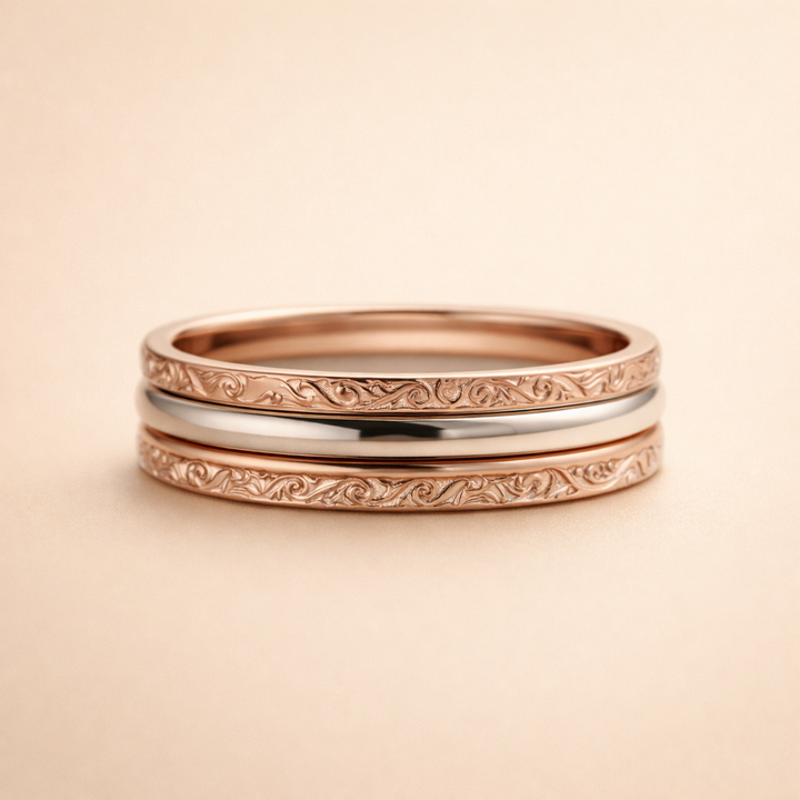 Elegant sølvring med raffinerede detaljer