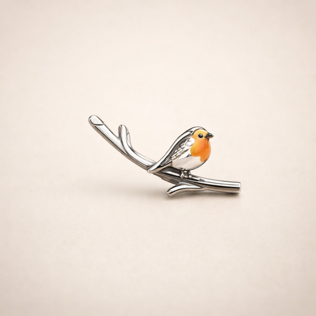 Vintage Birdie Sølvøreringe.