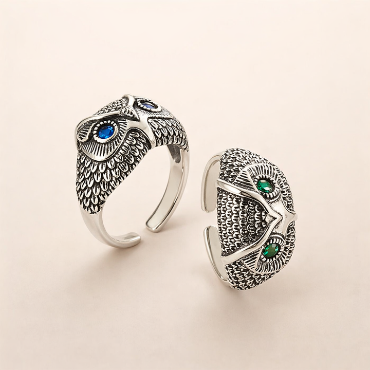 Sterlingsølv Ugle Ring