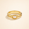 Chunky Perle Guldring