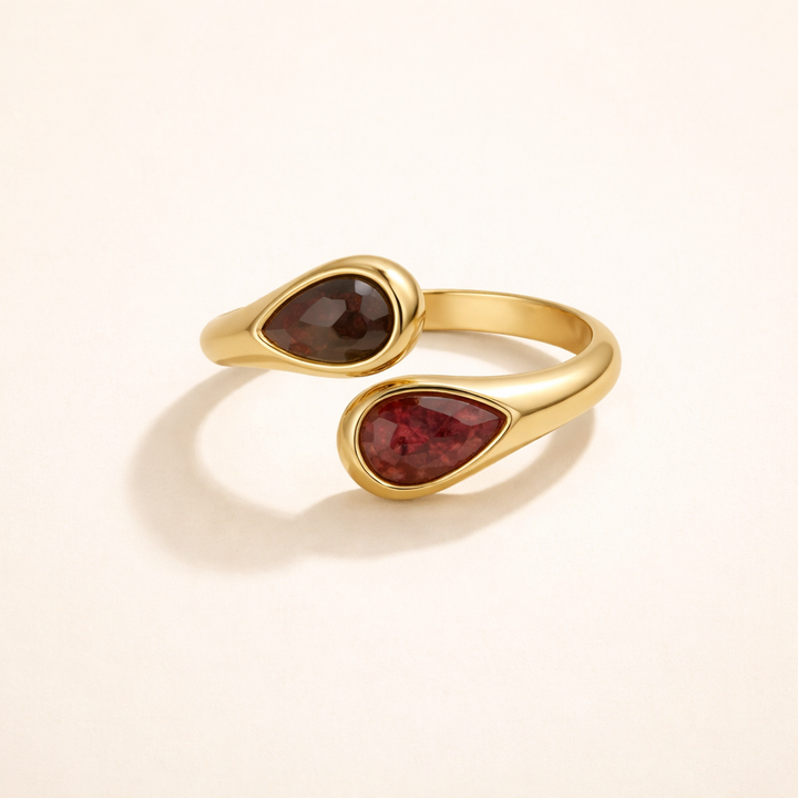 Tiger Eye Stone Wrap Ring