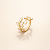Guld Blad Ring