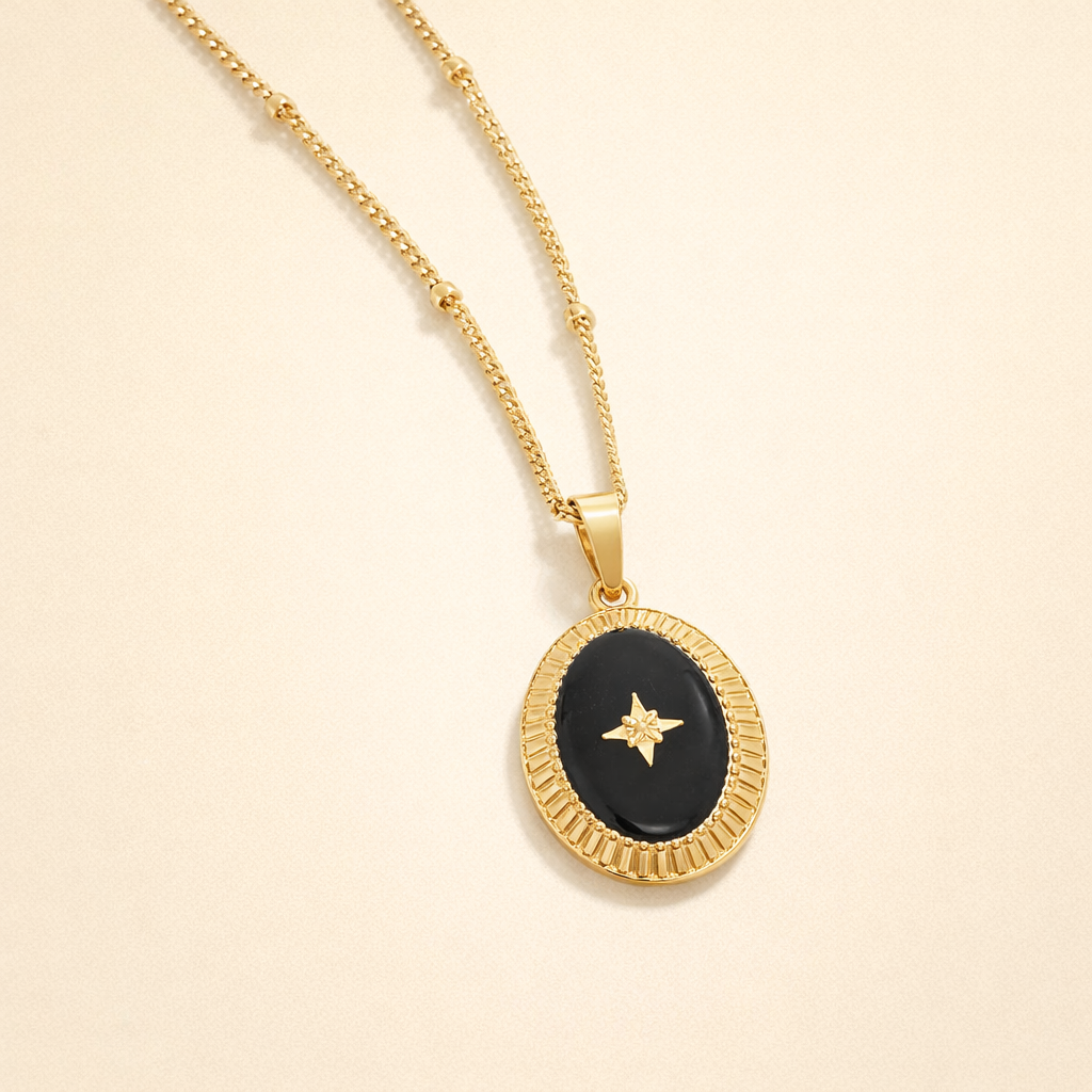 Midnight Star Onyx Halskæde