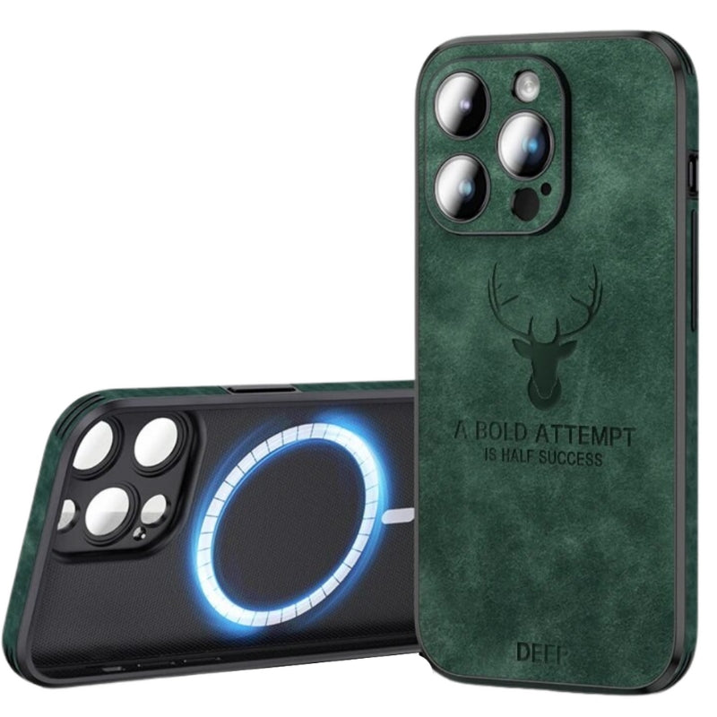 Luksus iPhone-cover i hjorteskind - Veltro