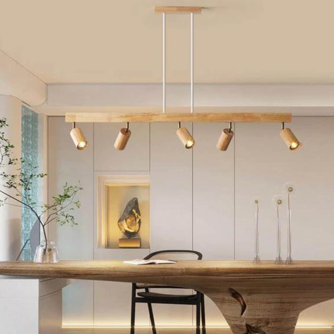 Justerbar loftsspot i træ – EcoLux