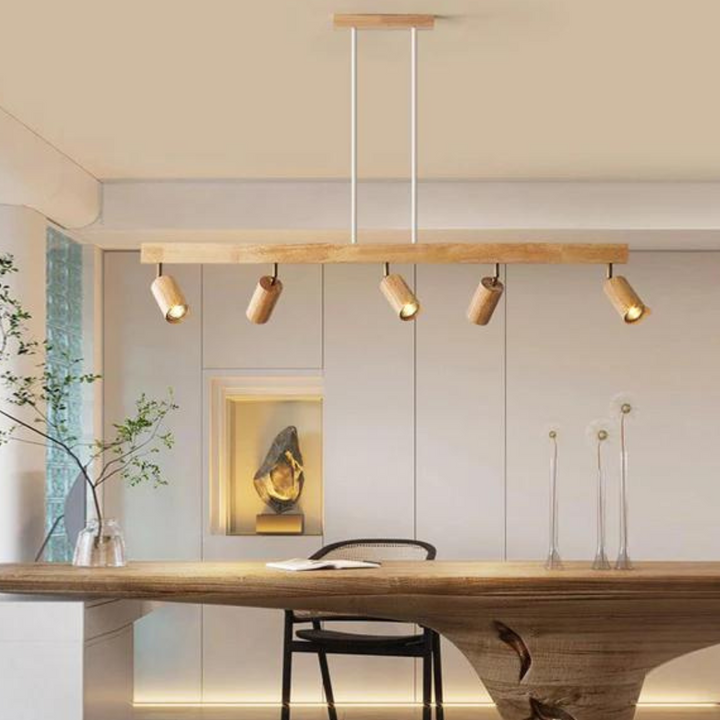 Justerbar loftsspot i træ – EcoLux