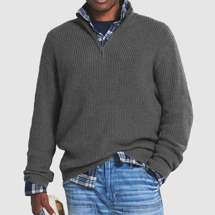 Business casual-trøje i kashmir – Victor