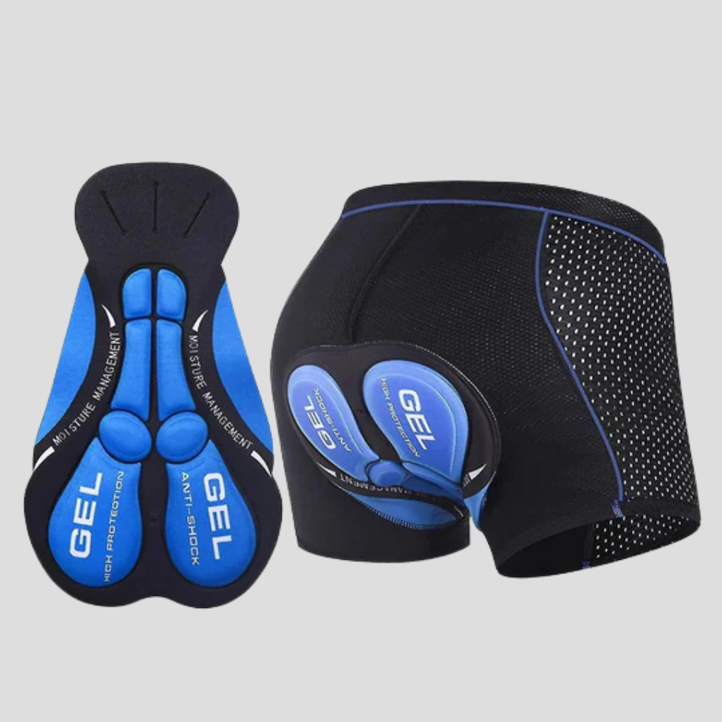 Unisex gelpolstrede cykelundershorts