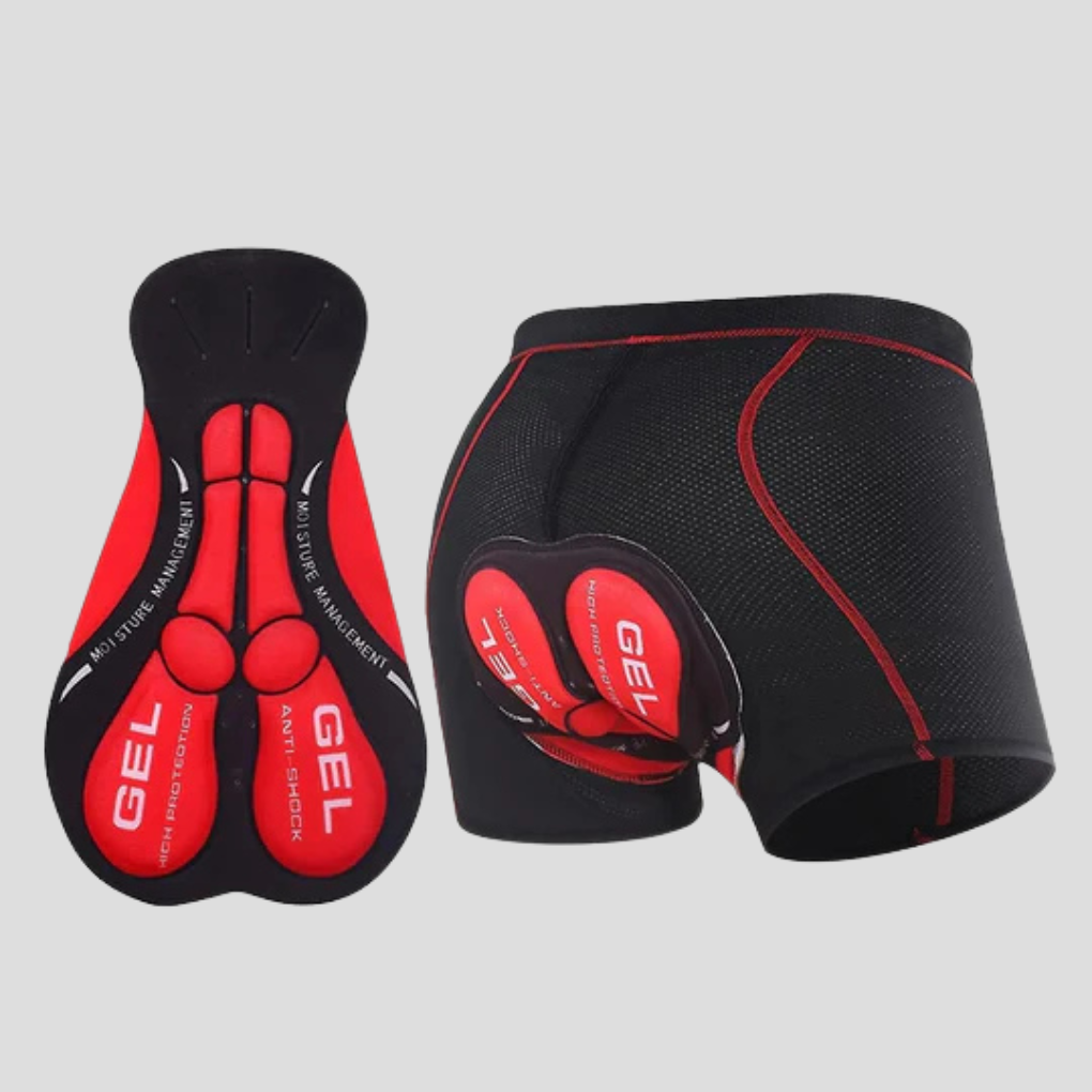 Unisex gelpolstrede cykelundershorts