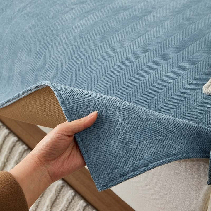 AestheticCover™ | Sofabetræk i chenille med sildebensmønster