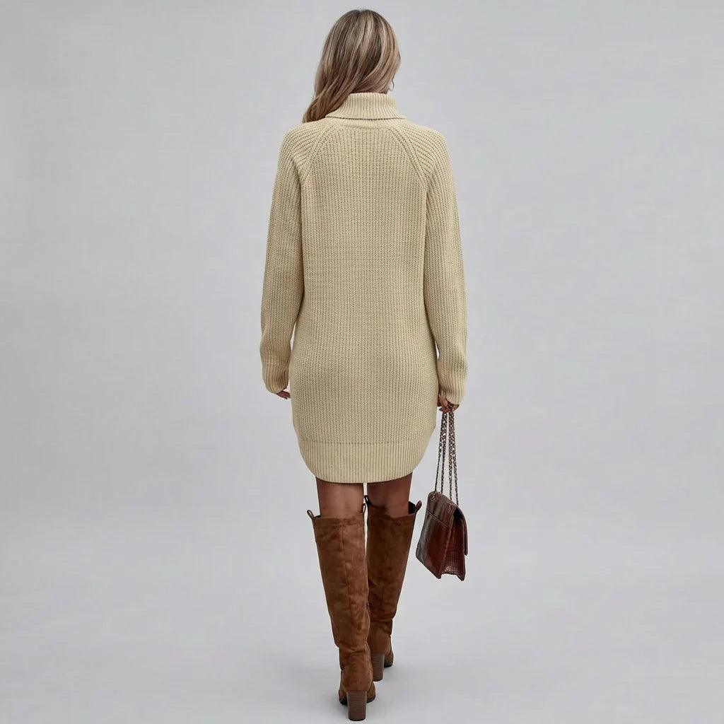 Elegant strikket kjole