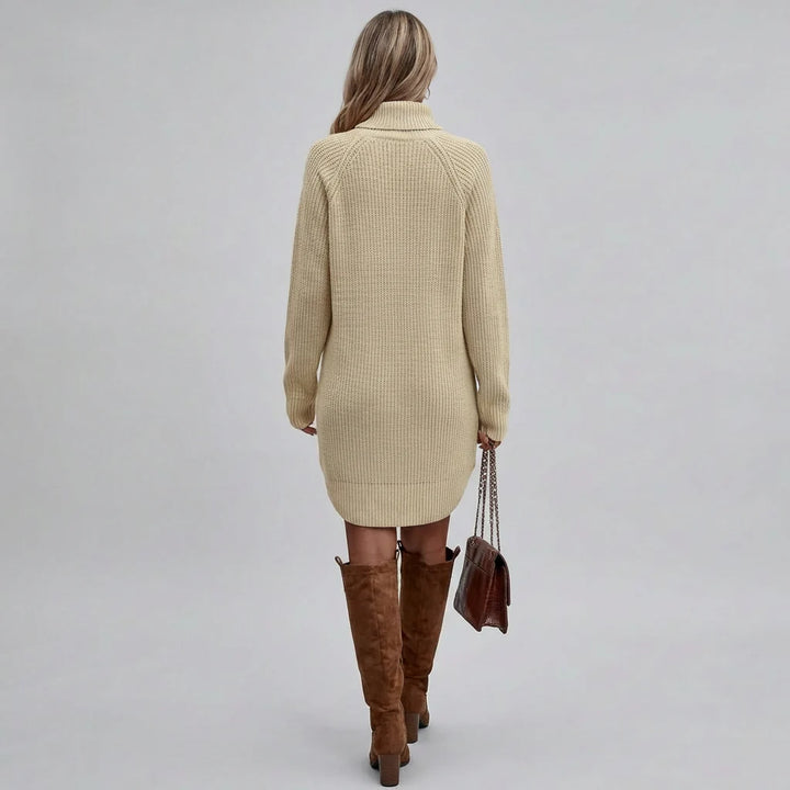 Elegant strikket kjole