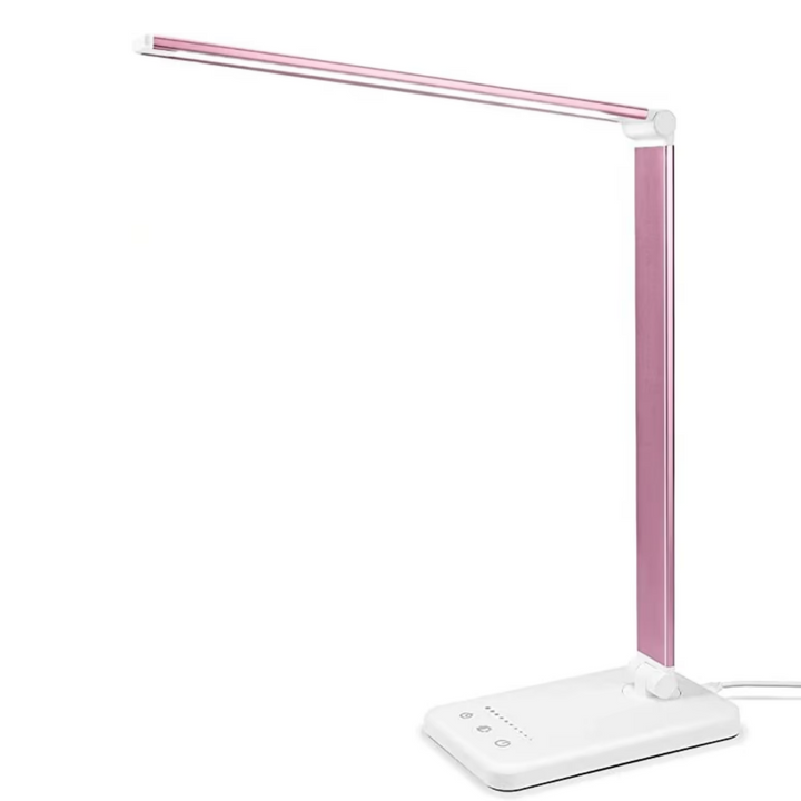 Moderne justerbar LED-bordlampe med USB-opladningsport - BrightEase