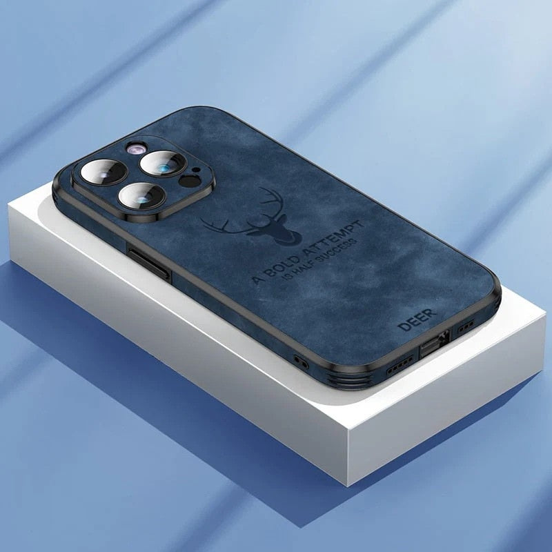 Luksus iPhone-cover i hjorteskind - Veltro