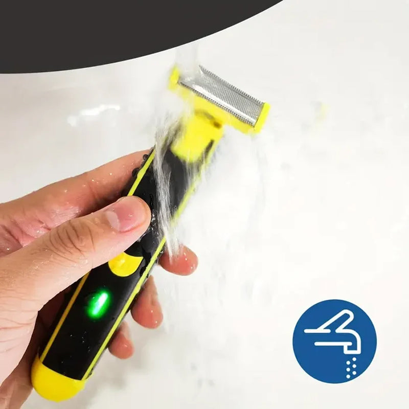 Vådt & tørt barbermaskine til hele kroppen