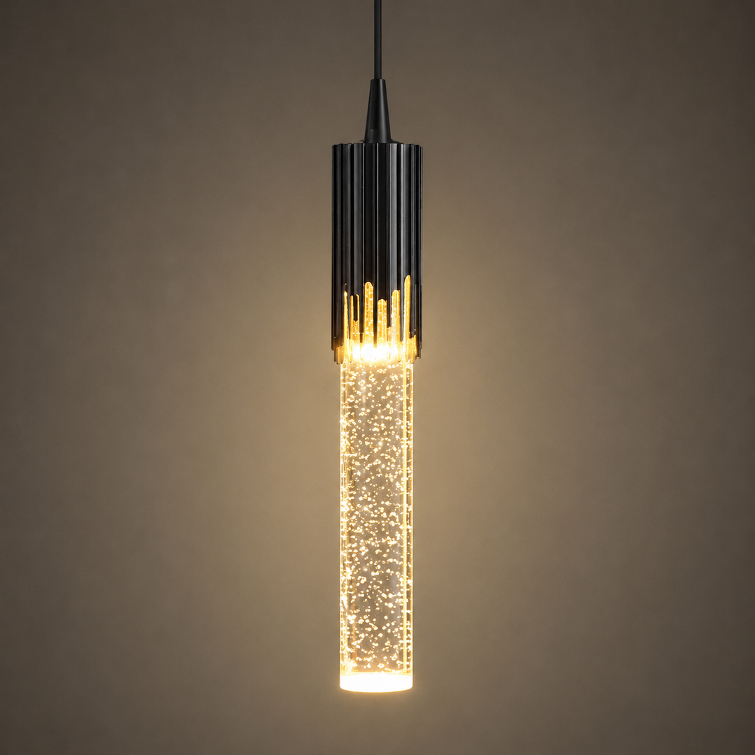 Cylinderformet glaspendel – Lustreau