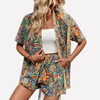 Dame Kimono-skjorte og Shorts