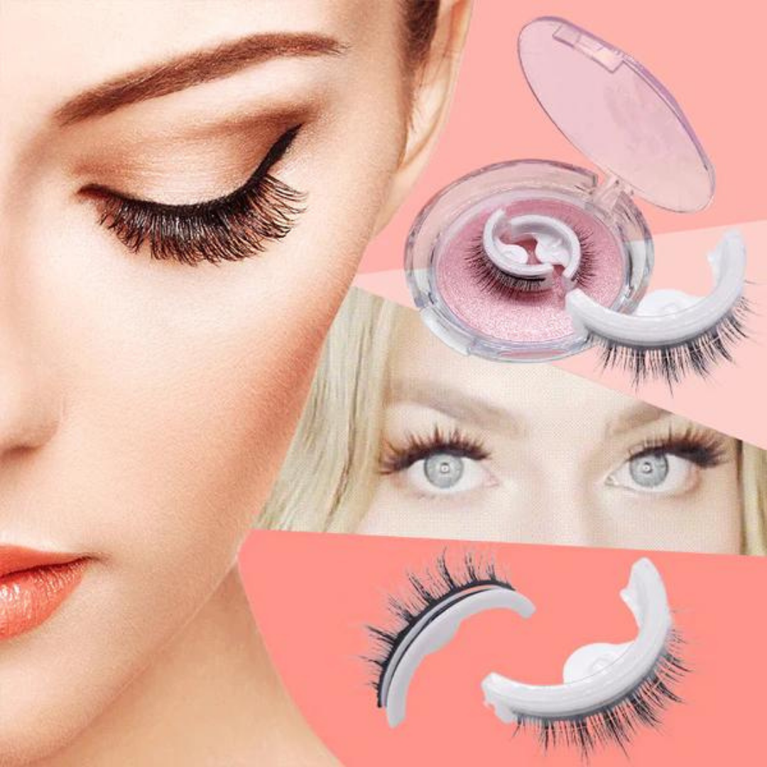 LashCouture limfrie klæbende vipper | Selvklæbende, genanvendelige vipper med naturligt look