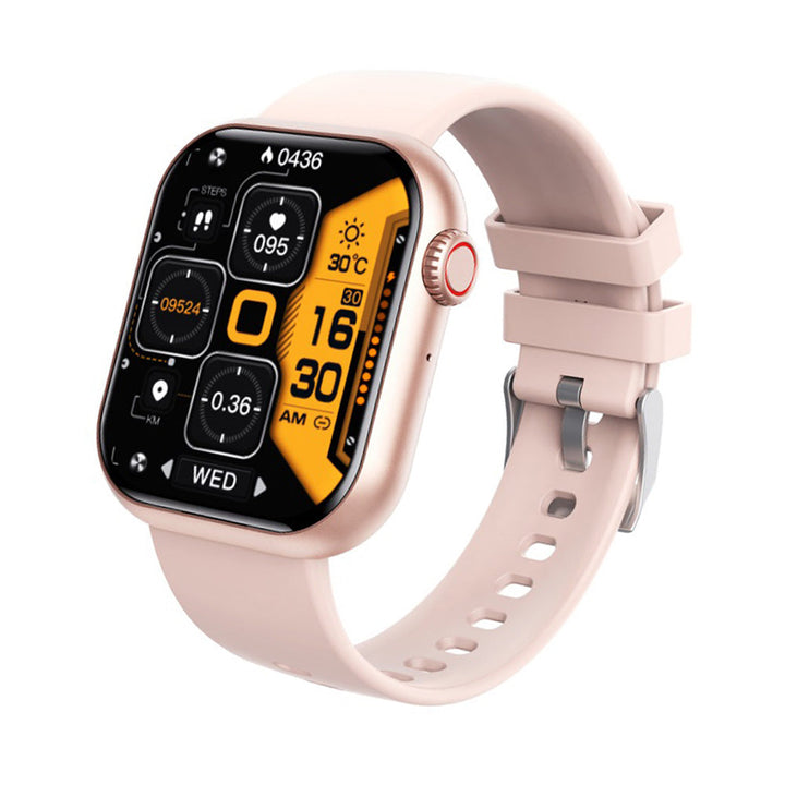 Vandtæt smartwatch med blodtryksmåler, iltmætning og søvnovervågning