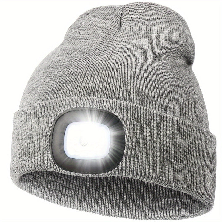 Unisex kasket med LED-lys – bekvem belysning til aftenture