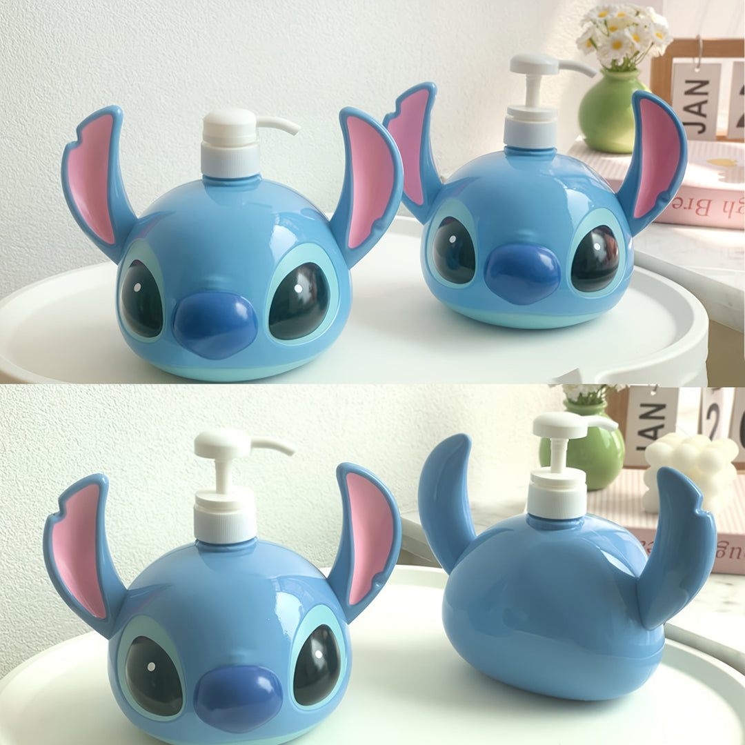 Shampoodispenser i PVC med Disney Stitch – perfekt til badeværelse og køkken