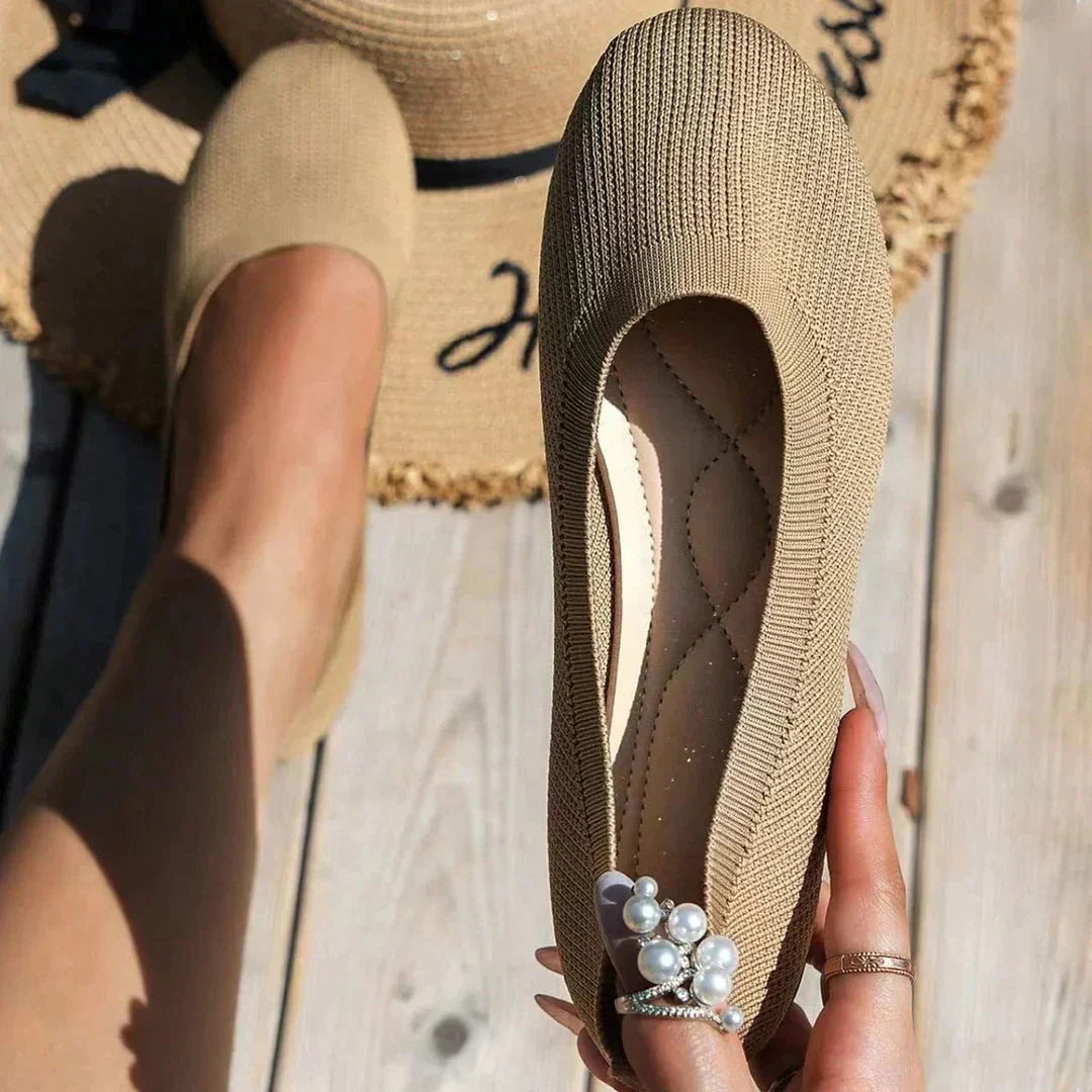 Eu's Åndbar Anti-Slip Sommer Ballerina Sko til Kvinder