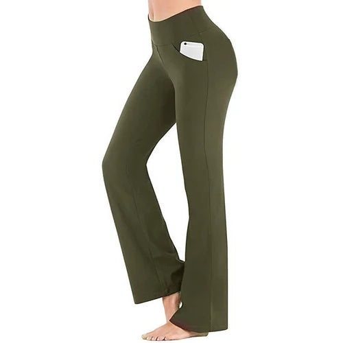 Yogabukser med høj talje til damer – Selina