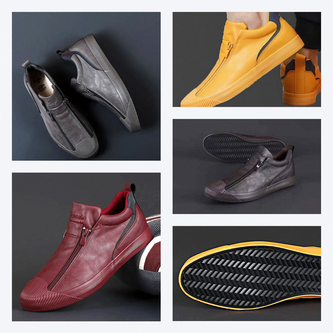 Sneakers til mænd med lynlås og komfort – Noah