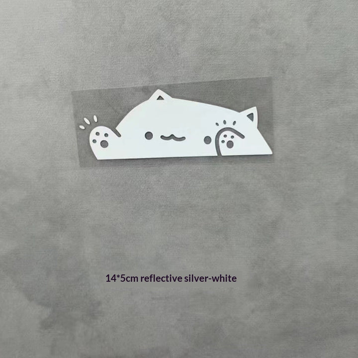Cat Knocking On Window Car Sticker Kitten Decal For Auto Windows Scratch Covering Pet Decor Vinyl Adhesive Automotive Decal