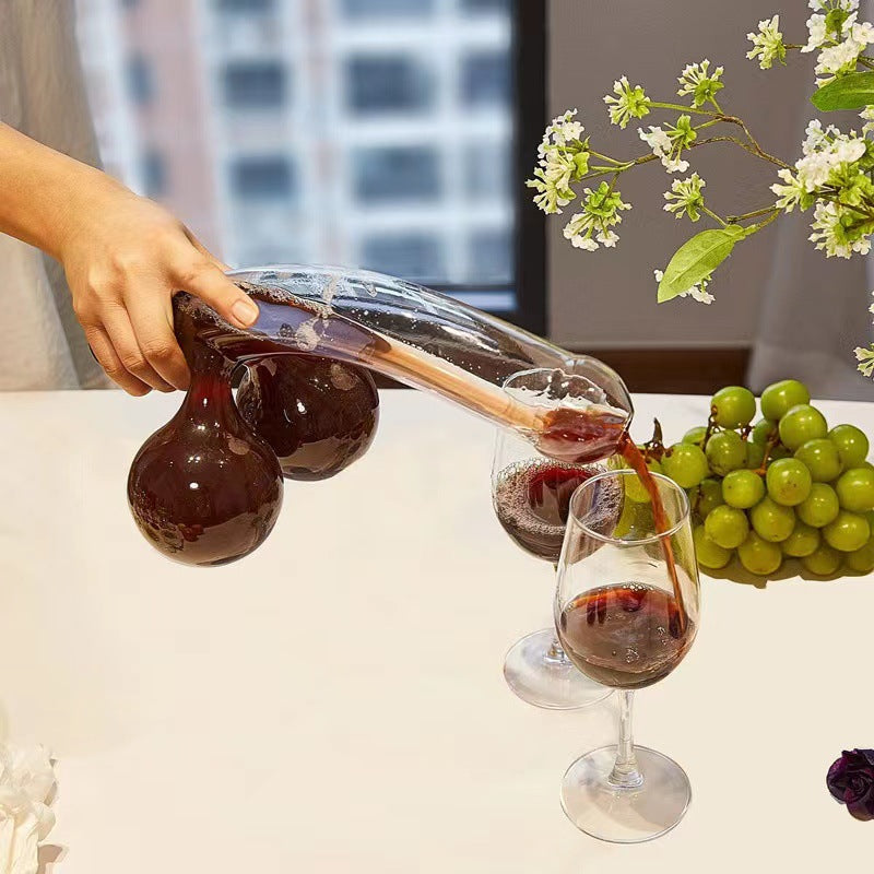 Glaskaraffel | Elegant design og 650 ml kapacitet | Transparent