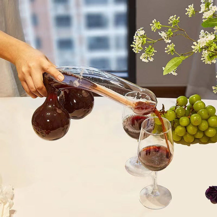 Glaskaraffel | Elegant design og 650 ml kapacitet | Transparent