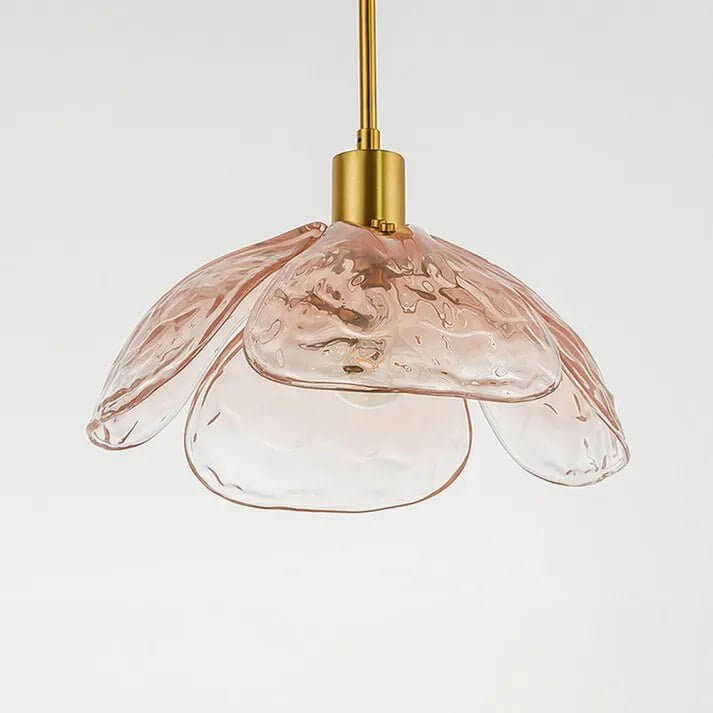 Hængelampe med blomsterblad - Elegant natlampe